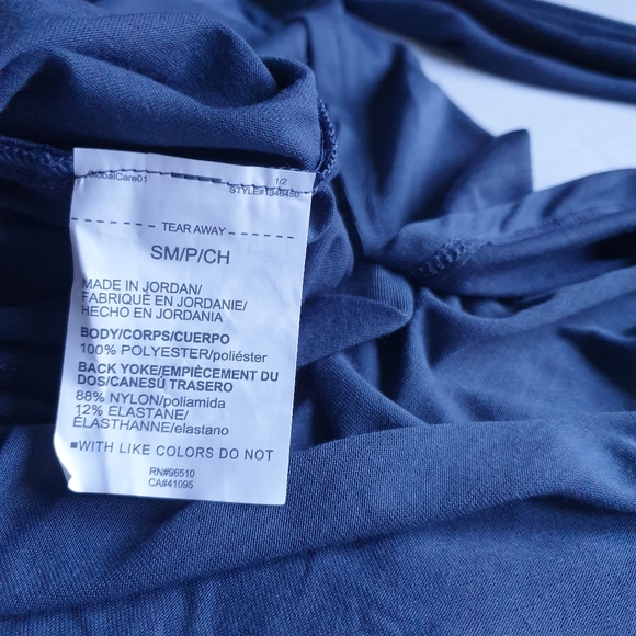 Under Armour Wm's Whisperlight Long Sleeve Active Top w/ Mesh Back Panel Blue Sm - Picture 11 of 16